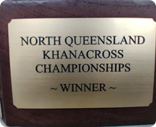 NQKC 2023 RD4 Mossman awards NQKC trophy plaque